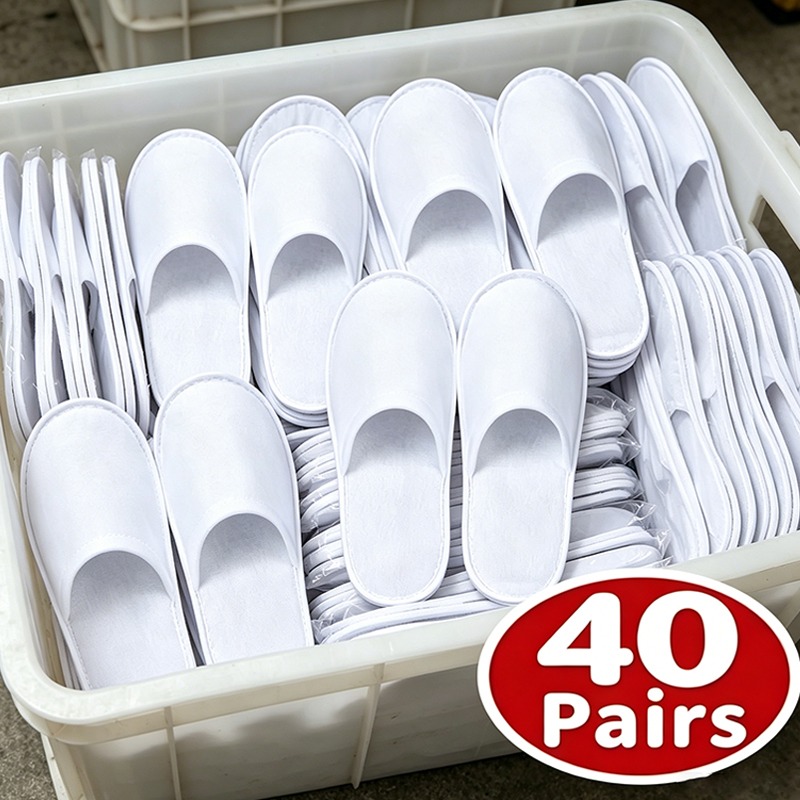 Spa & Wellness Hotel Diament Ustroń Opinie - 40 Pares de Pantuflas Blancas Desechables