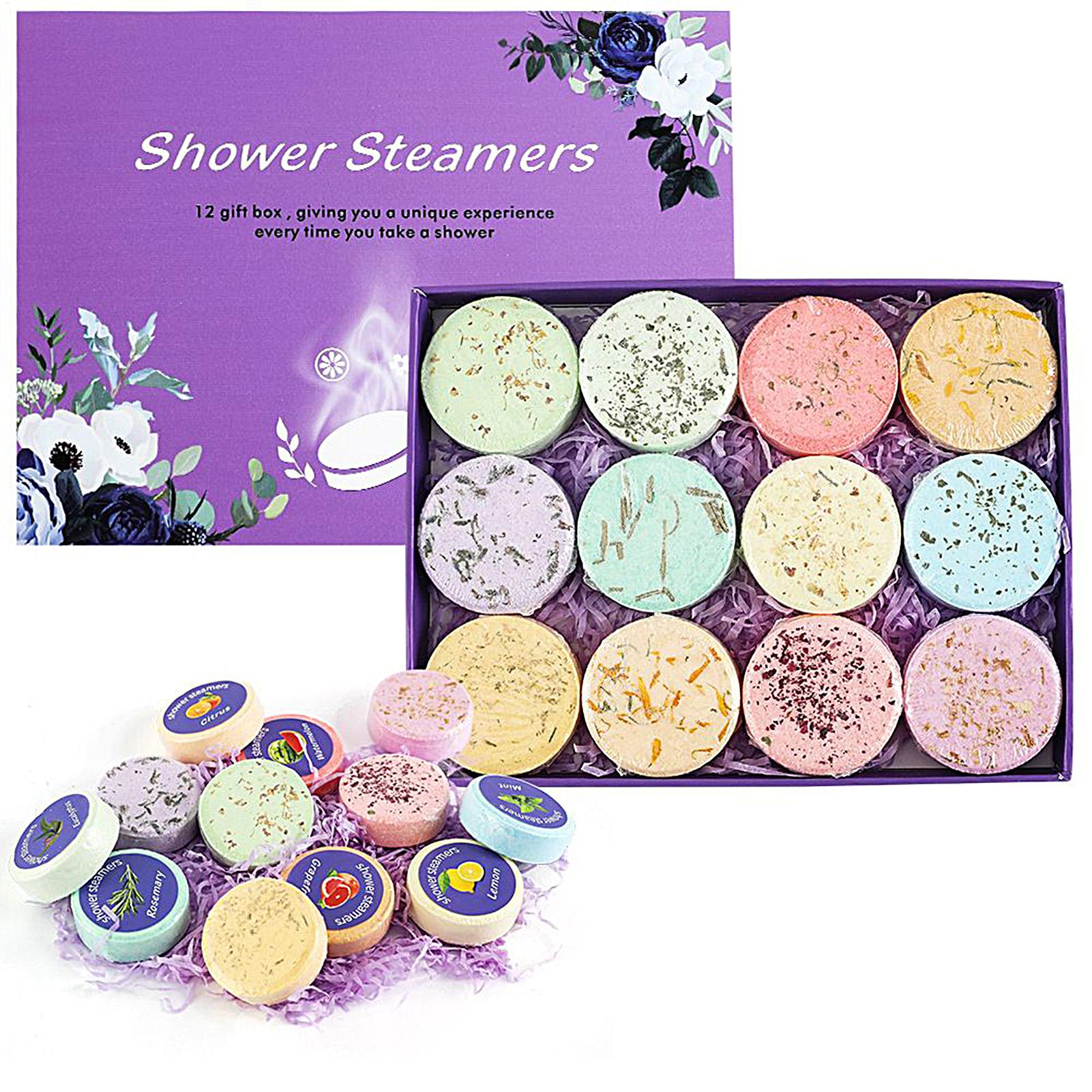 Shower Steamer Tablet - 12 unidades/set de tabletas aromáticas para