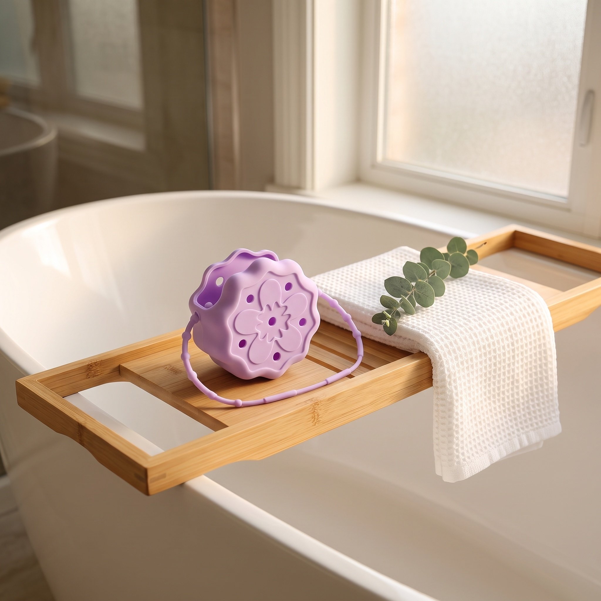 Soporte de silicona morado par - Shower Steamer Tablet reseña y precio