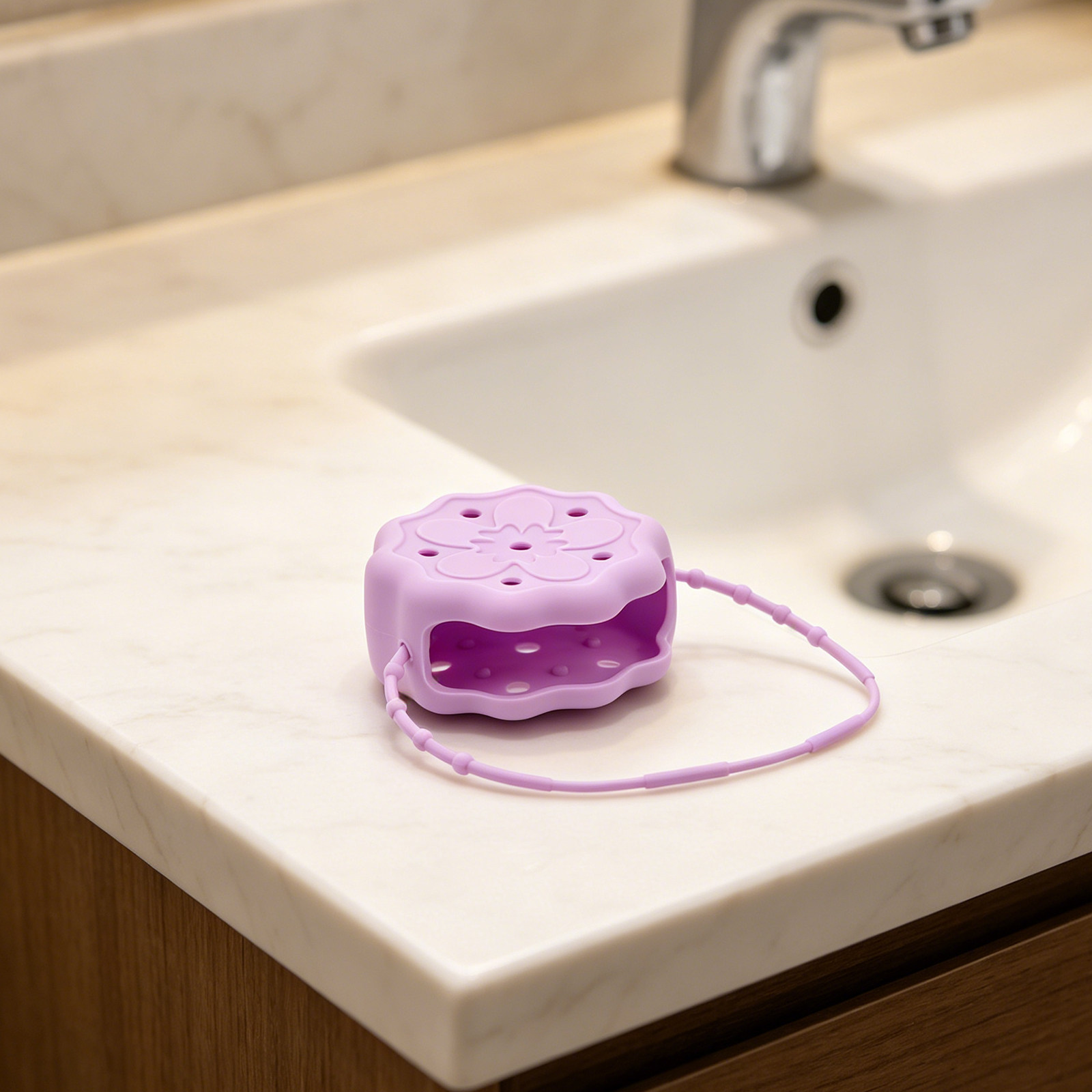 Soporte de silicona morado par - Shower Steamer Tablet reseña y precio
