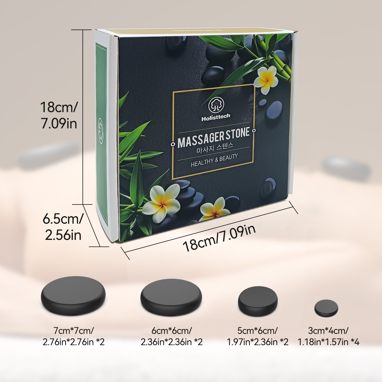 Juego de piedras calientes par - Spa Wellness Locations reseña y precio