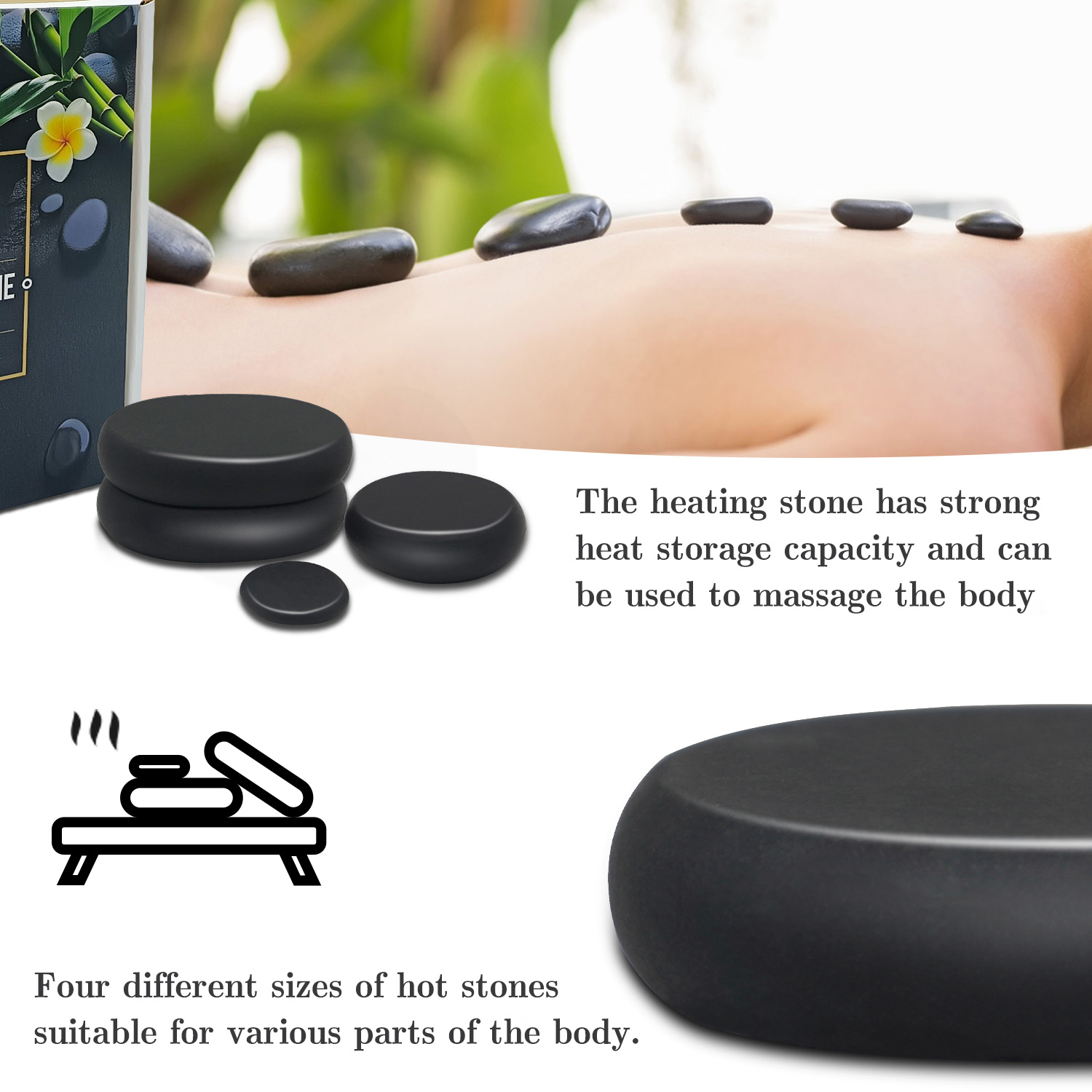Juego de piedras calientes par - Spa Wellness Locations reseña y precio