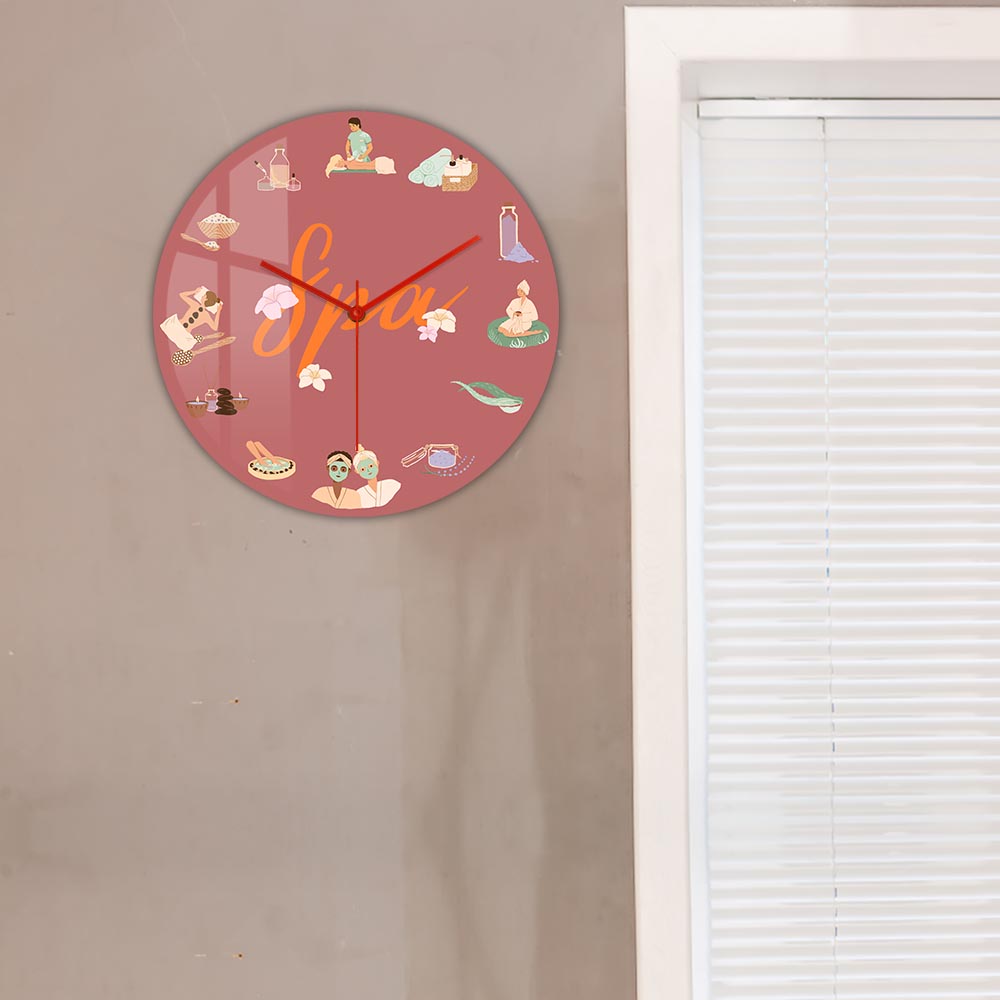 Reloj de Pared Silencioso de C - Spa Wellness And Beauty reseña y precio