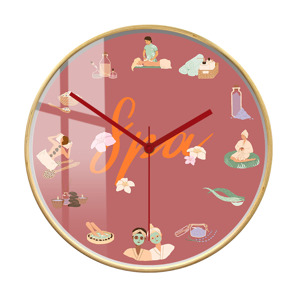 Reloj de Pared Silencioso de C - Spa Wellness And Beauty reseña y precio