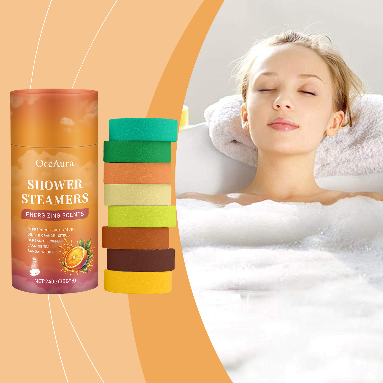 8 Tabletas Efervescentes para  - Shower Steamer Tablet reseña y precio