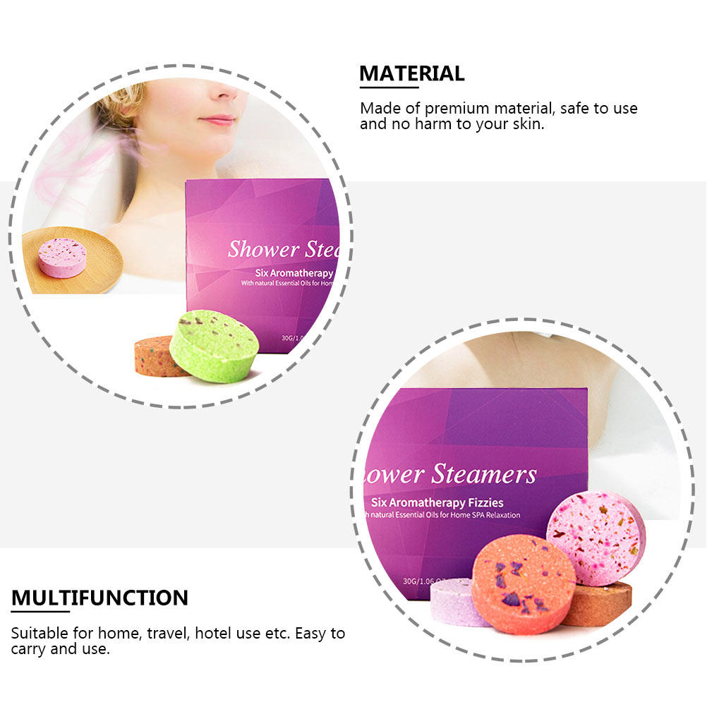 6 Tabletas de Baño Aromáticas  - Shower Steamer Tablet reseña y precio